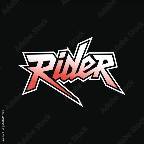 Rider illustration tshirt design