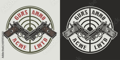 Mil logo guns ammo