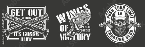 Foto Military logo design