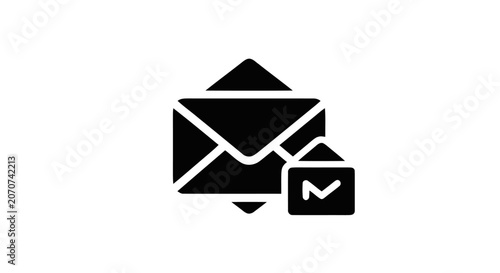 Photos Email icons with envelope and message.