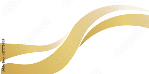Elegant Gold Wave Abstract Background With Smooth Curves for Luxury Banner and Design
