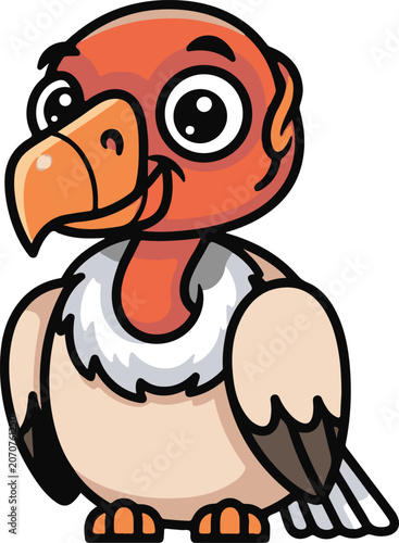 Cartoon vulture 
