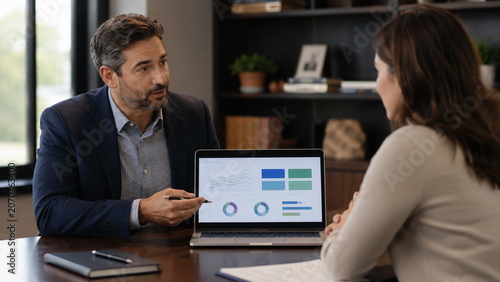 Financial advisor using AI for client scenario planning
