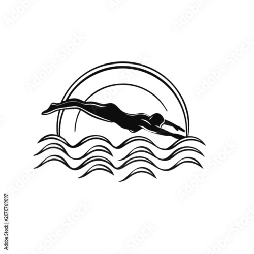 silhouette of a dolphin