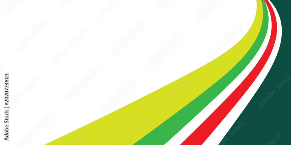 Fototapeta premium Minimalist Sports Championship Emblem with Dynamic Wave Accents creative design