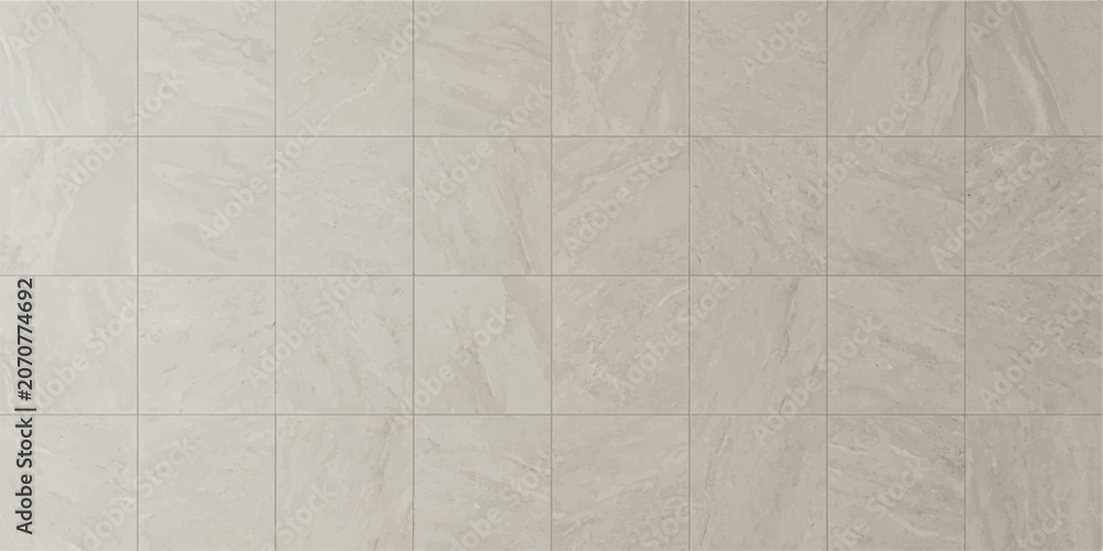 Fototapeta premium Tiled stone wall surface with horizontal lines background horizontal material architectural structure concrete