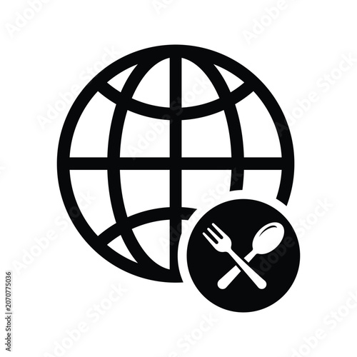 Global food And dining icon
