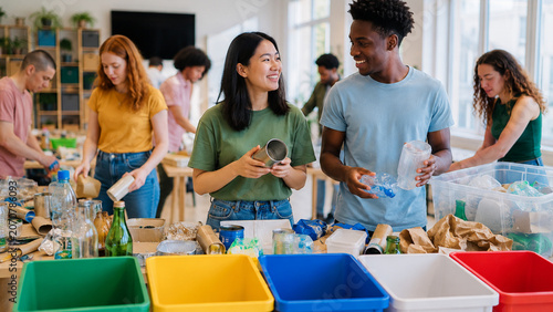 Youth recycling workshop promoting sustainability and community education