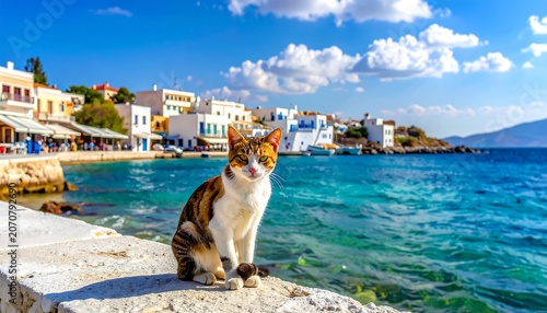 Cat on a Greek Island.