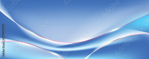The background is in soft blue and pastel tones, lighter and brighter, creating a fresh and natural feel.