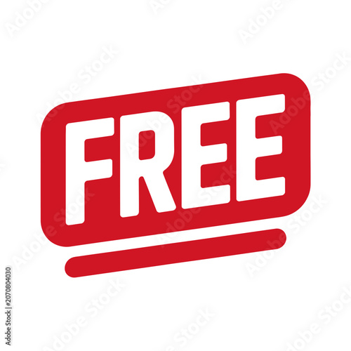 Free promotional sign for special offers and marketing