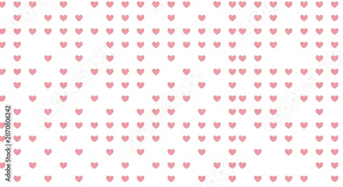 Pink Heart Pattern Background