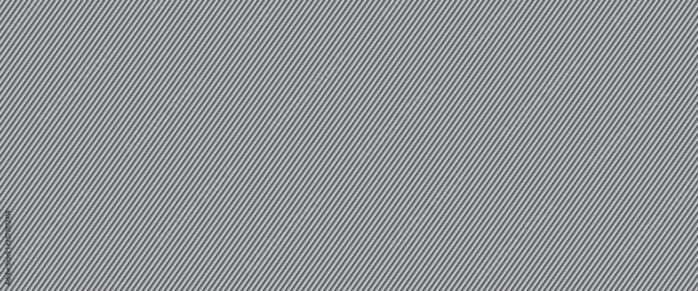 Naklejka premium Narrow black-white vertical lines. Symmetric geometric ornament. Striped seamless pattern, abstract wallpaper. Digital paper for textile print, page fill. Vector