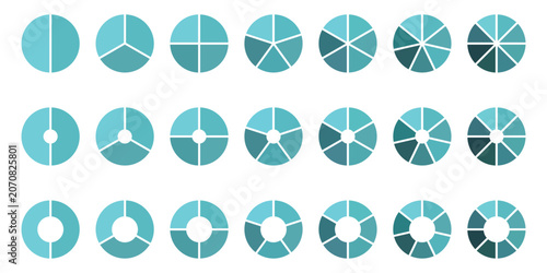 Photos Pie chart set