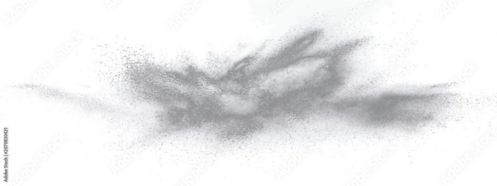 Fototapeta premium Abstract ethereal smoke wisps swirl across clean background, conveying movement, transience, and atmospheric phenomenon.