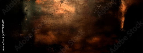 Slika na platnu Ethereal abstract texture evoking fire, smoke, and embers, with a deep, enigmatic dark background creating a sense of mystery and powerful energy