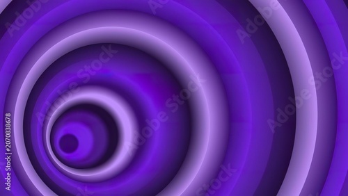 Purple spiral pattern with glowing rings in a digital background