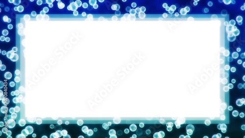 frame and soap bubble background