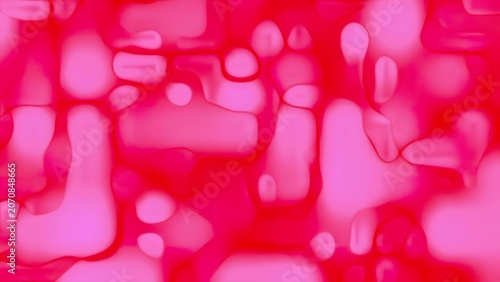 Pink abstract blurred background with rounded shapes
