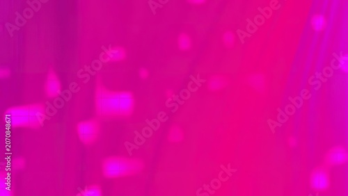 Pink abstract background with glowing bokeh lights and streaks