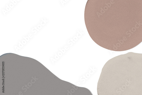 Tablou pe pânză Abstract earth tone paint png