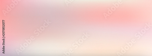 Tableau sur toile Abstract pastel gradient background banner with fine dot pattern, soft subtle pink peach cream purple blurred mesh wave tech corporate backdrop vector