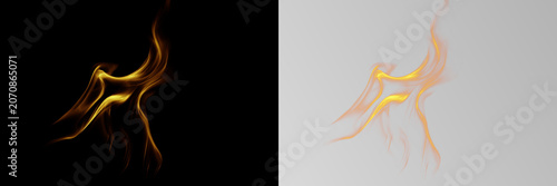Fotografie transparent png of realistic isolated flames overlay with intense fiery heat eff