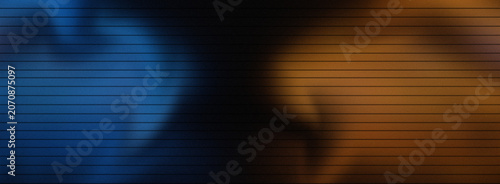 Abstract Dark Mode Cyan and Gold Scanline Tech Grid Digital Wave Background