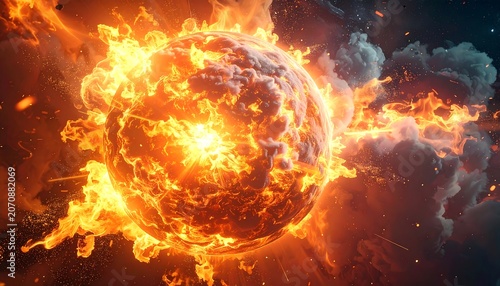 Burning Celestial Body.