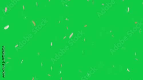 Top entry sending gold confetti drifting down and rotating, making flashes as transparent overlay