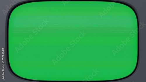 CRT starting 3 stripes filling lines flashing white ending dark mint line for signal transparent