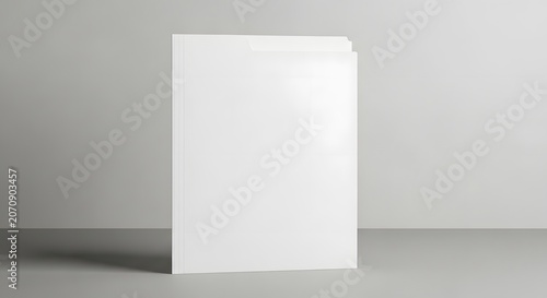 Blank portfolio mockup professional presentation folder design for branding graphic showcase