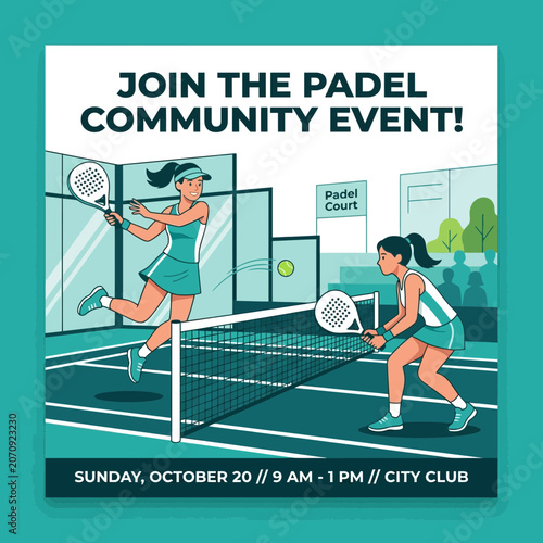 Join The Padel Community Event Play And Connect