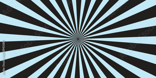 Konstfotografi Minimal gradient sunrise radiate striped wave geometric circus light Colorful sun rays sunburst pattern background