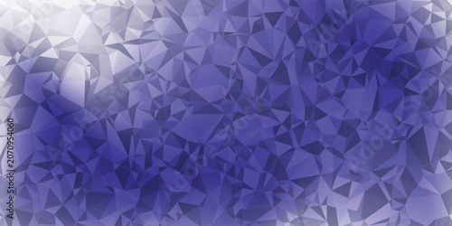 Obraz na plátne Lavender and indigo abstract mosaic background with crystalline polygon texture