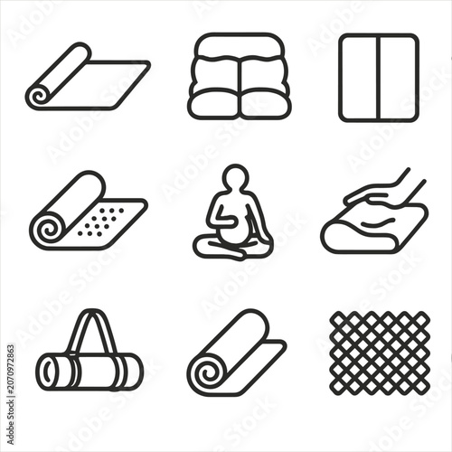 Per cushioned icon guide any vector no icons prenatal mat spaced modern