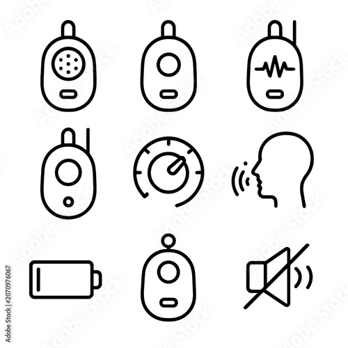 Hole captions icon bubbles audio vector monitor emojis no letters microphone icons