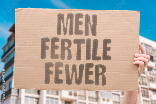 Foto "Men fertile fewer" The proportion of fertile men declines