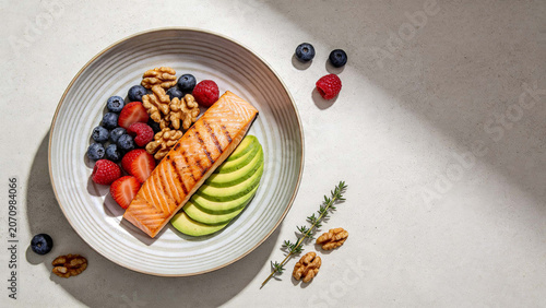 grilled salmon