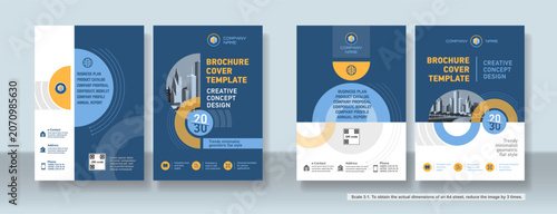 Foto Brochure cover creative design