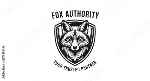 A fox head shield logo with text represents authority and partnership