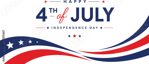 Happy 4th of july independence day celebration