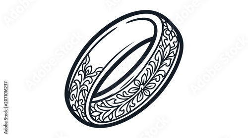 Foto A dynamic flat vector illustration of Virgen de Guadalupe with radiant light and