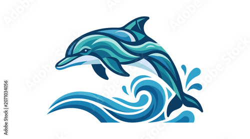 Photos Dolphin jumping out of water.