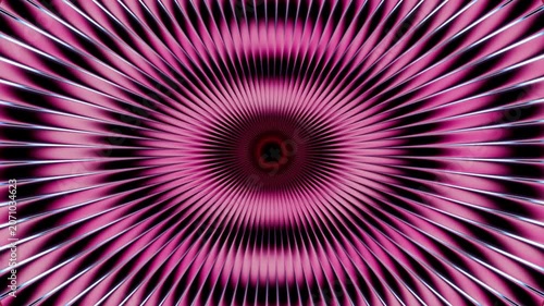 Hypnotic Pink Eye Spiral Loop Animation – Abstract 3D Vortex Background 4K