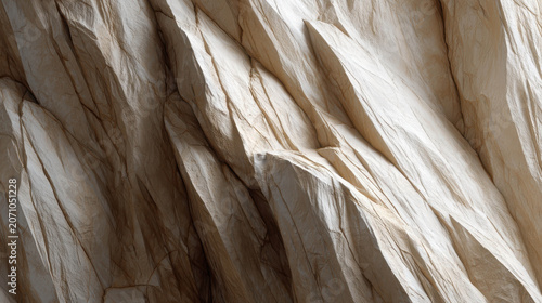 Close-up abstract texture of layered rock formation, revealing intricate patterns and natural contours