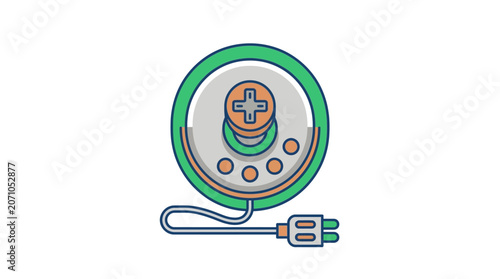 Retro Gaming Controller Icon