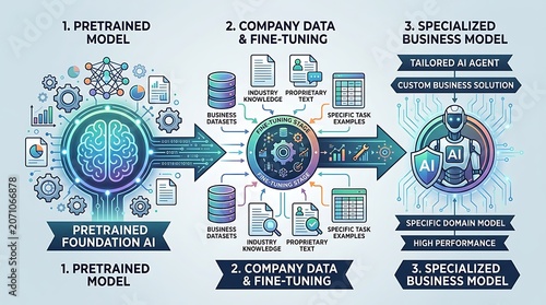 Ai model fine tuning process for custom business solutions