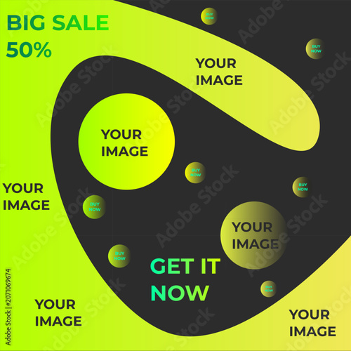 Modern Social Media Post Template for Business Promotion