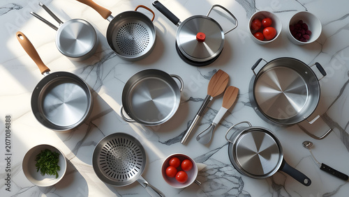 stainless steel kitchen utensils